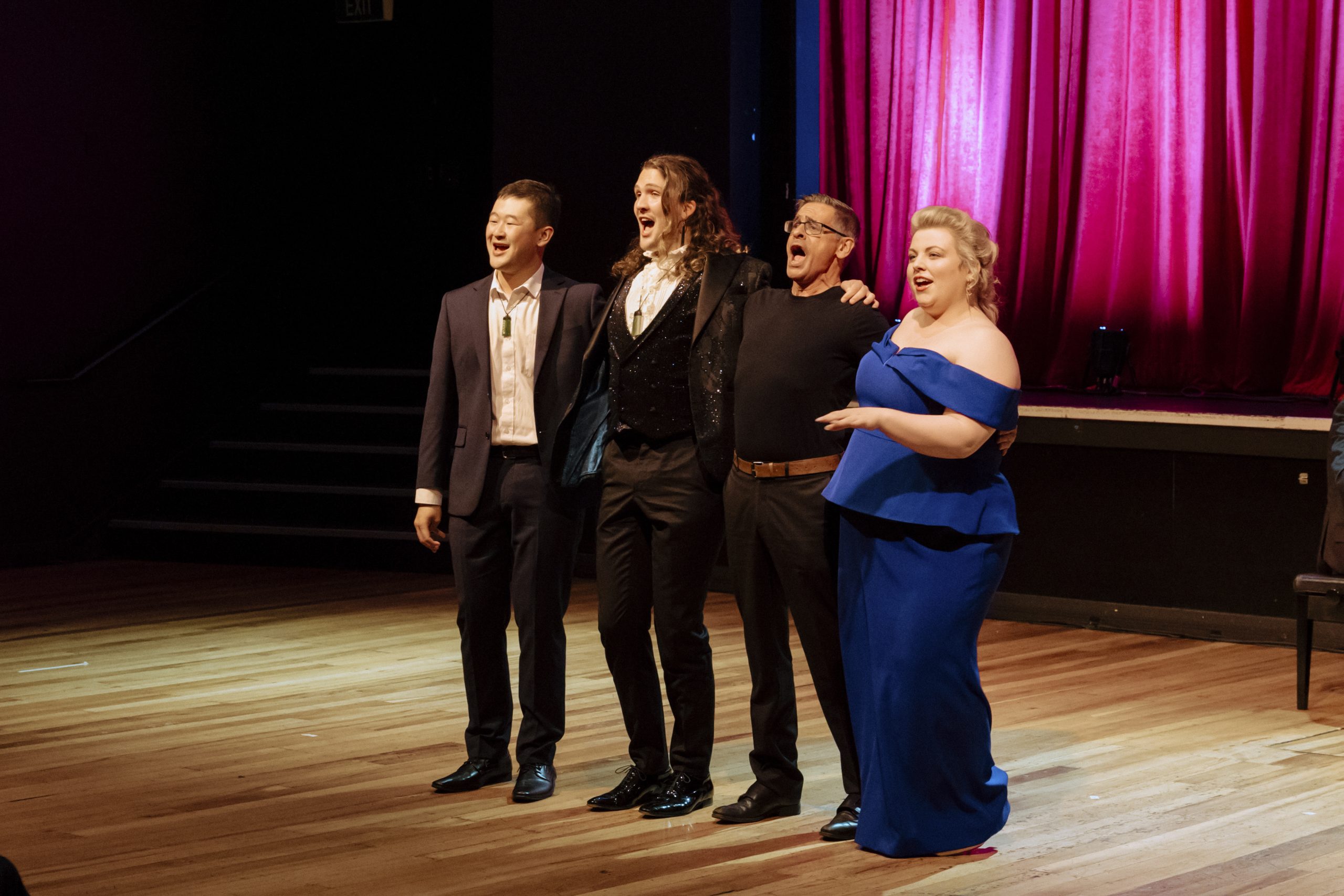 Ivan Zhang, Austin Haynes, Mark Bobb and Felicity Tomkins perform Cabaret!
